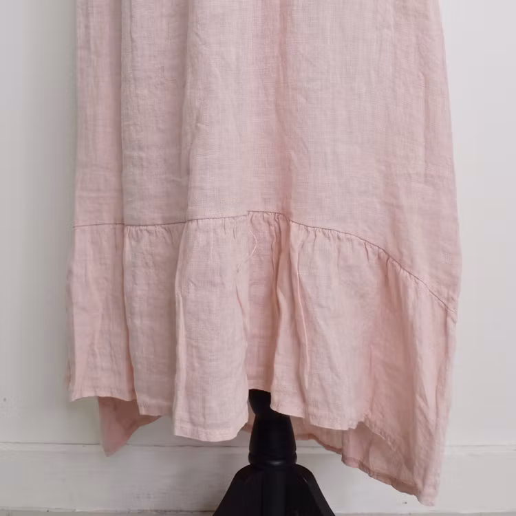 Linneklänning Volang ROSE