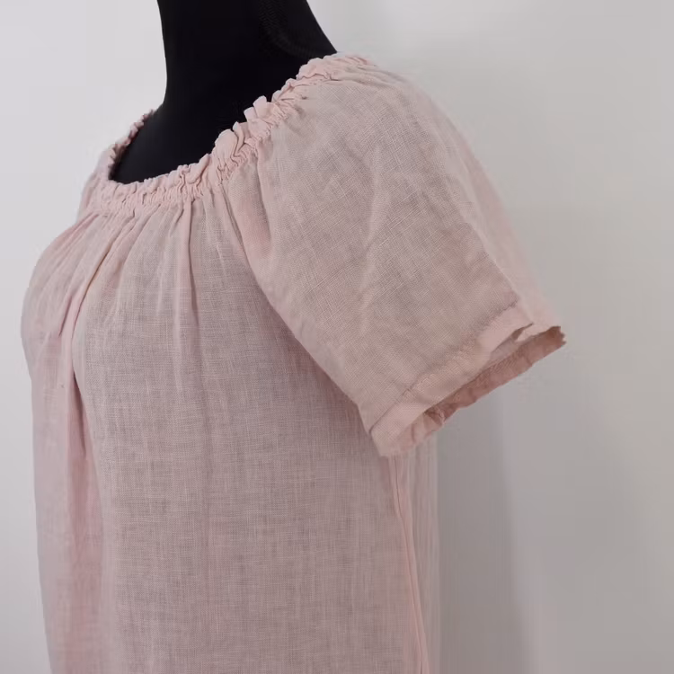 Linneklänning Volang ROSE