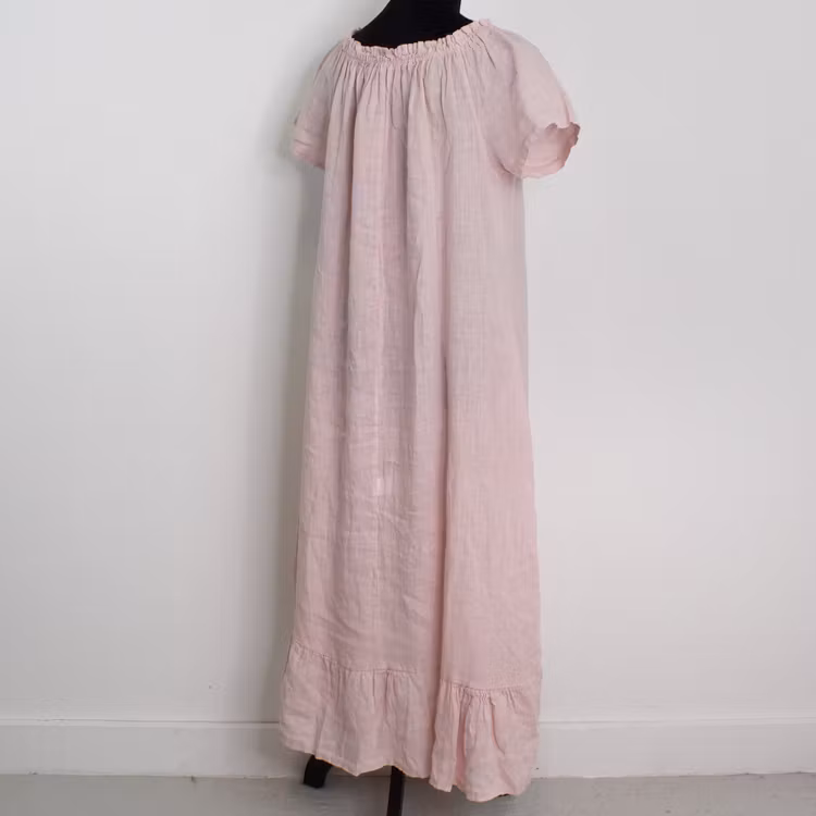 Linneklänning Volang ROSE
