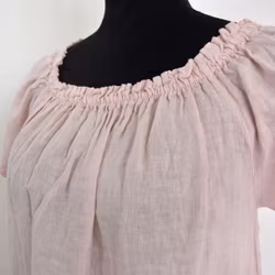 Linneklänning Volang ROSE