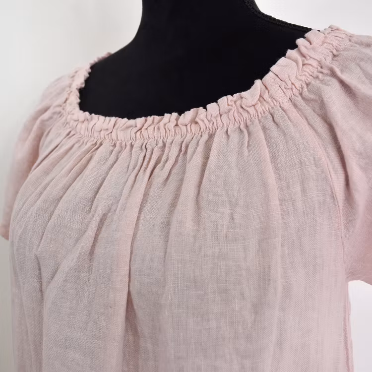 Linneklänning Volang ROSE