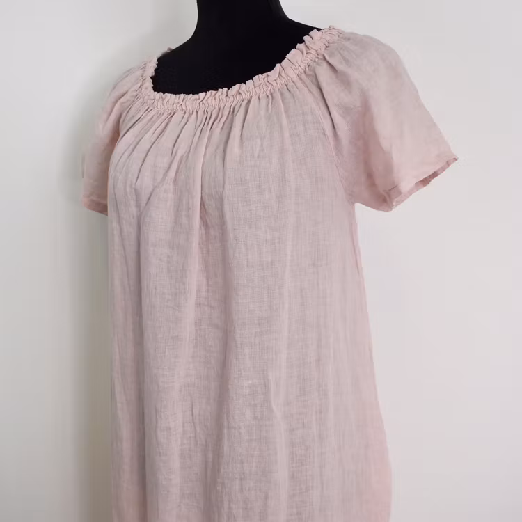 Linneklänning Volang ROSE