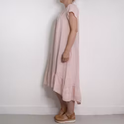 Linneklänning Volang ROSE