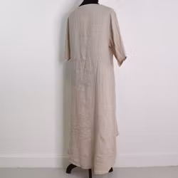 Linneklänning Cajsa BEIGE - Camicia