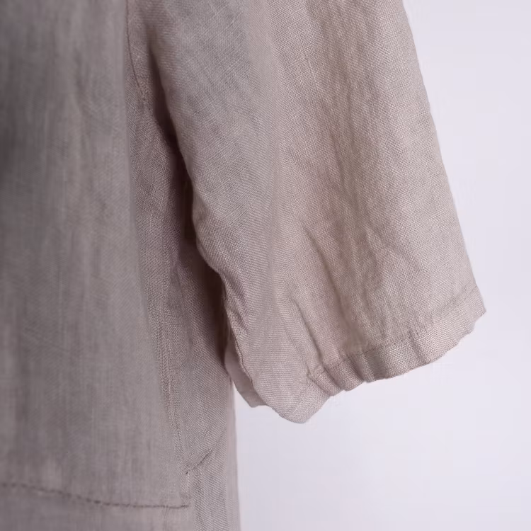 Linneklänning Cajsa BEIGE - Camicia