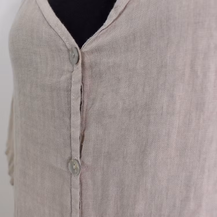 Linneklänning Cajsa BEIGE - Camicia