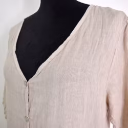 Linneklänning Cajsa BEIGE - Camicia