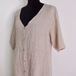 Linneklänning Cajsa BEIGE - Camicia