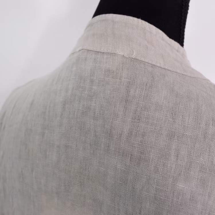 Linneklänning Idun BEIGE - CAMICIA