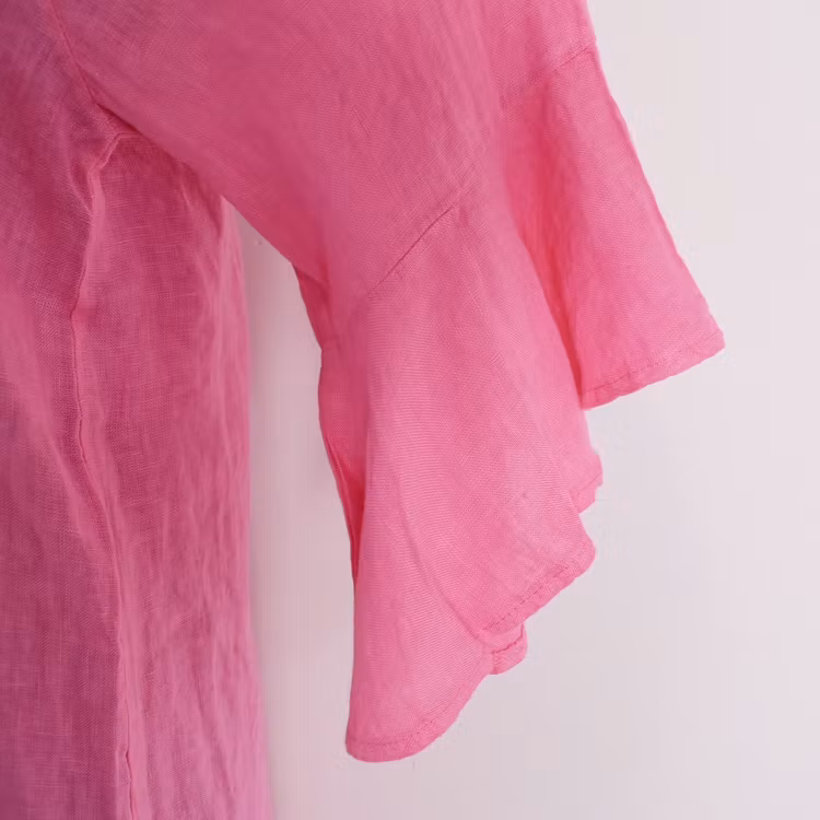 Linneklänning Idun ROSA - Camicia