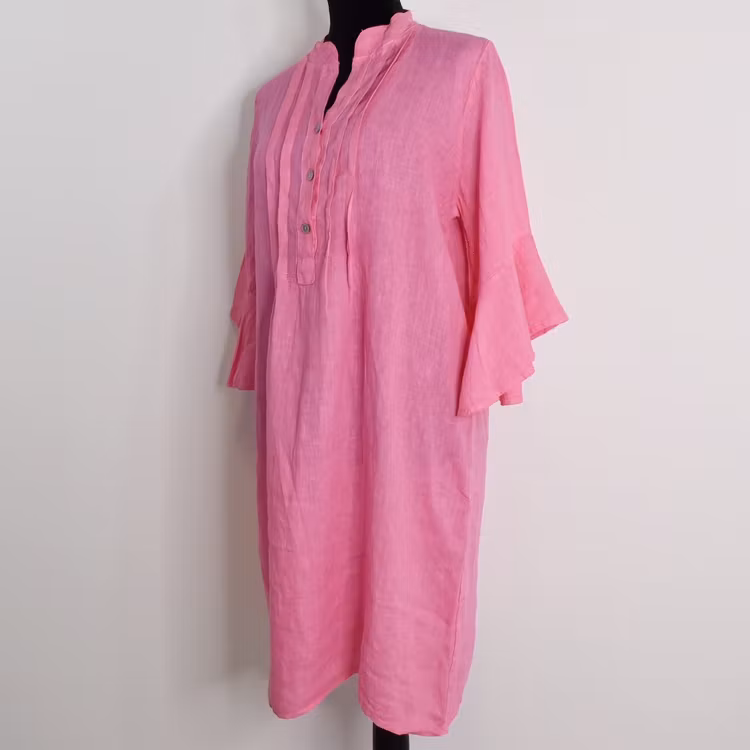 Linneklänning Idun ROSA - Camicia
