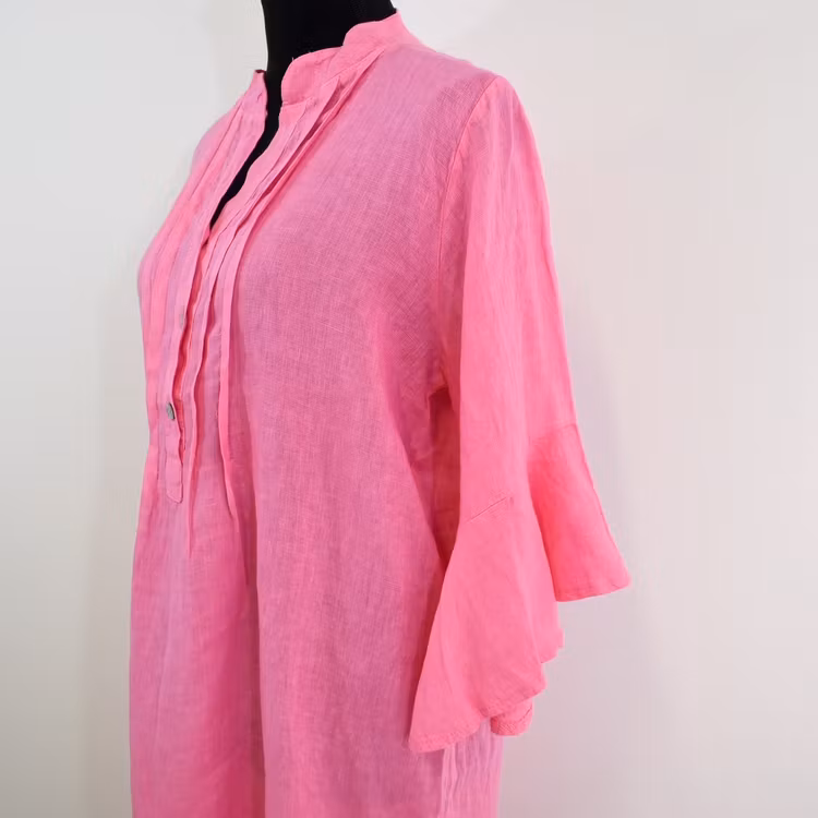 Linneklänning Idun ROSA - Camicia