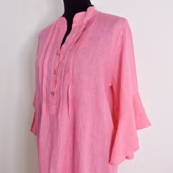 Linneklänning Idun ROSA - Camicia