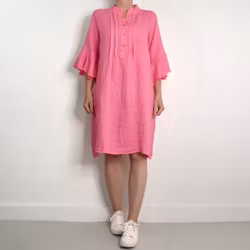 Linneklänning Idun ROSA - Camicia