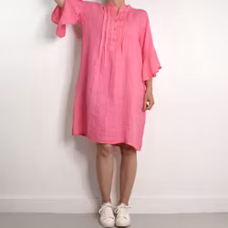 Linneklänning Idun ROSA - Camicia