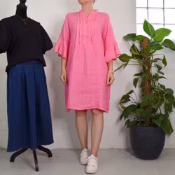 Linneklänning Idun ROSA - Camicia