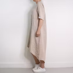 Linneklänning Cajsa BEIGE - Camicia