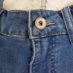 Shortskjol Denim BLÅ - 3D Denim