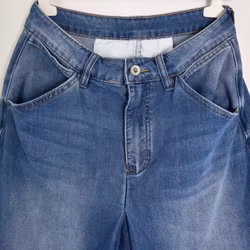 Shortskjol Denim BLÅ - 3D Denim