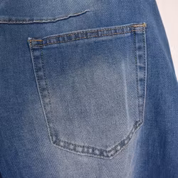 Shortskjol Denim BLÅ - 3D Denim