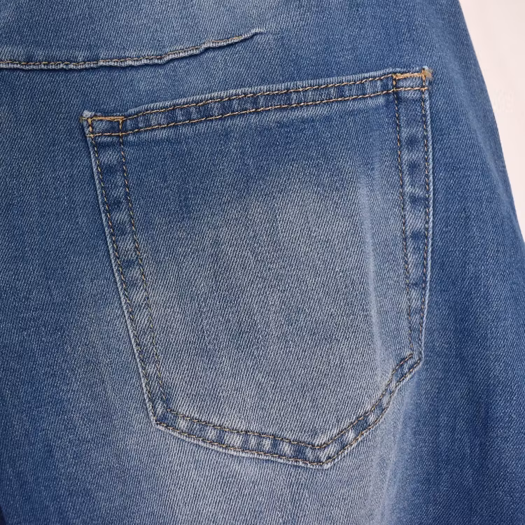 Shortskjol Denim BLÅ - 3D Denim