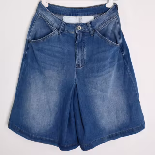 Shortskjol Denim BLÅ - 3D Denim