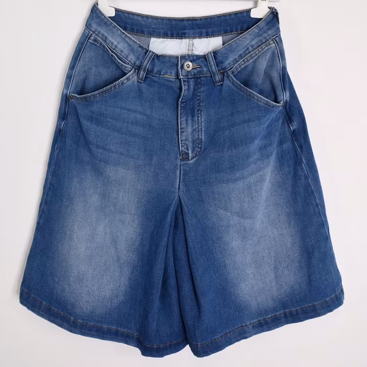 Shortskjol Denim BLÅ - 3D Denim