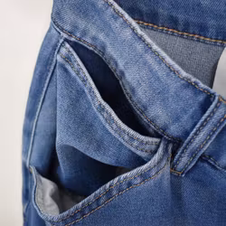 Shortskjol Denim BLÅ - 3D Denim