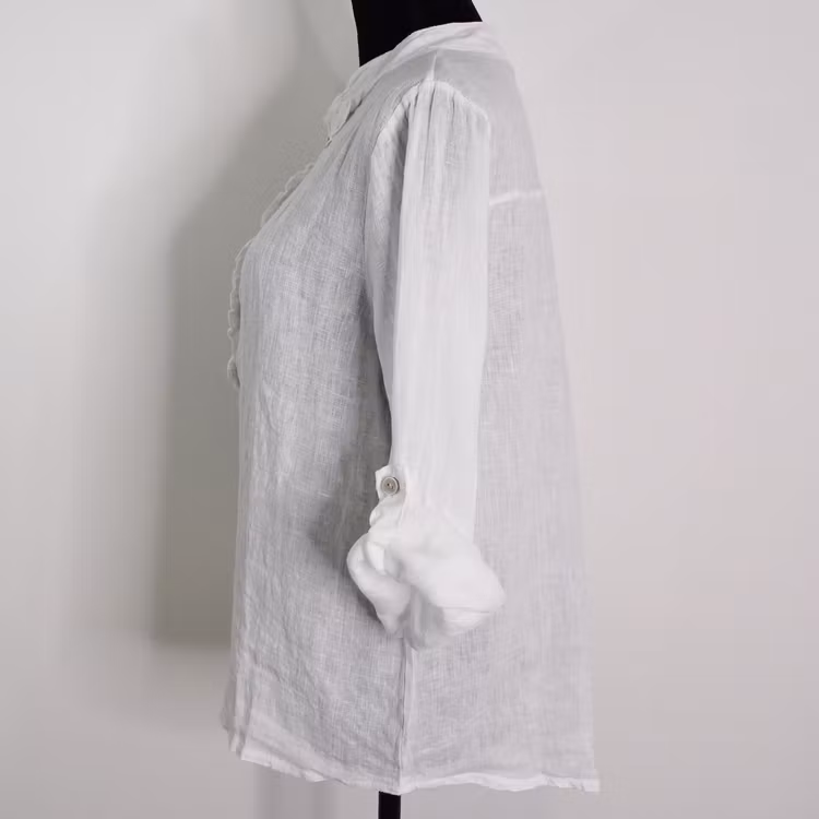 Linneblus Maja VIT - Camicia