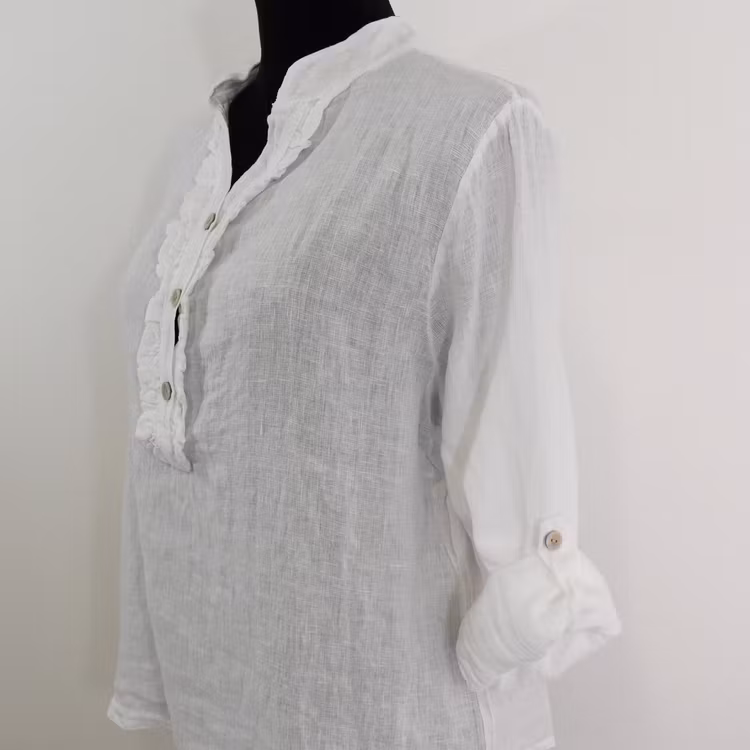 Linneblus Maja VIT - Camicia