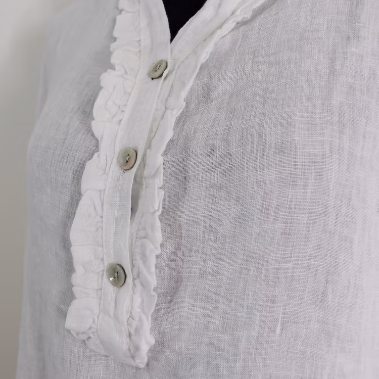 Linneblus Maja VIT - Camicia
