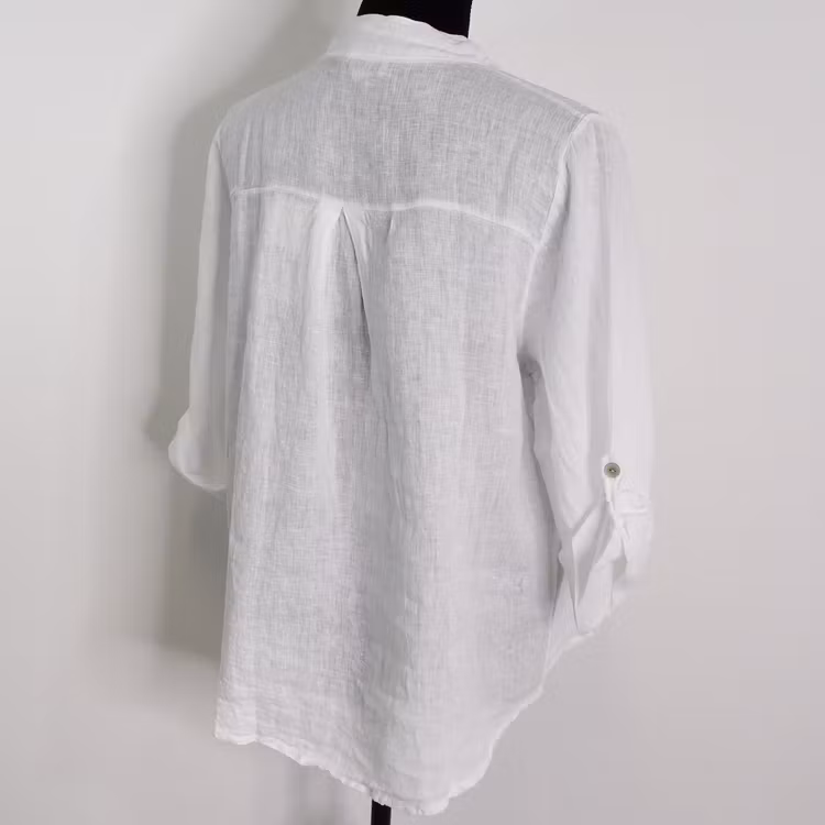 Linneblus Maja VIT - Camicia