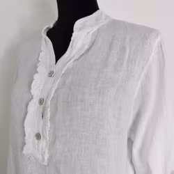 Linneblus Maja VIT - Camicia