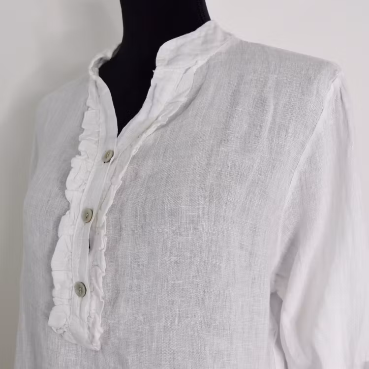 Linneblus Maja VIT - Camicia
