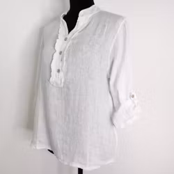 Linneblus Maja VIT - Camicia