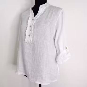 Linneblus Maja VIT - Camicia