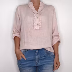 Linneblus Maja ROSA - Camicia