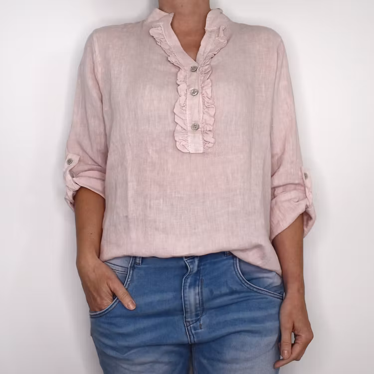 Linneblus Maja ROSA - Camicia