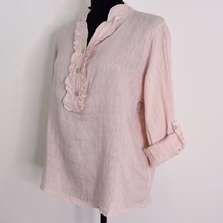Linneblus Maja ROSA - Camicia
