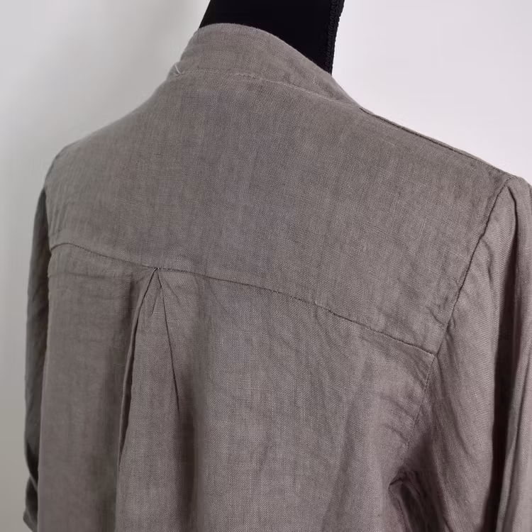 Linneblus Maja TAUPE - Camicia