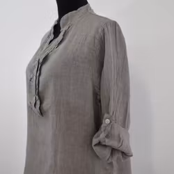 Linneblus Maja TAUPE - Camicia