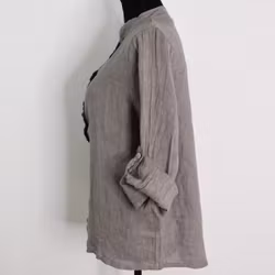 Linneblus Maja TAUPE - Camicia
