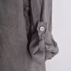Linneblus Maja TAUPE - Camicia