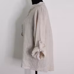 Linneblus Maja BEIGE - Camicia