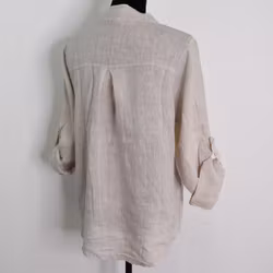 Linneblus Maja BEIGE - Camicia