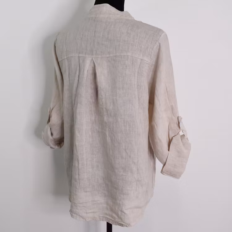 Linneblus Maja BEIGE - Camicia