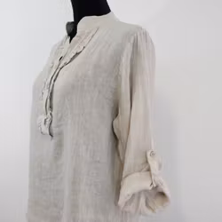 Linneblus Maja BEIGE - Camicia