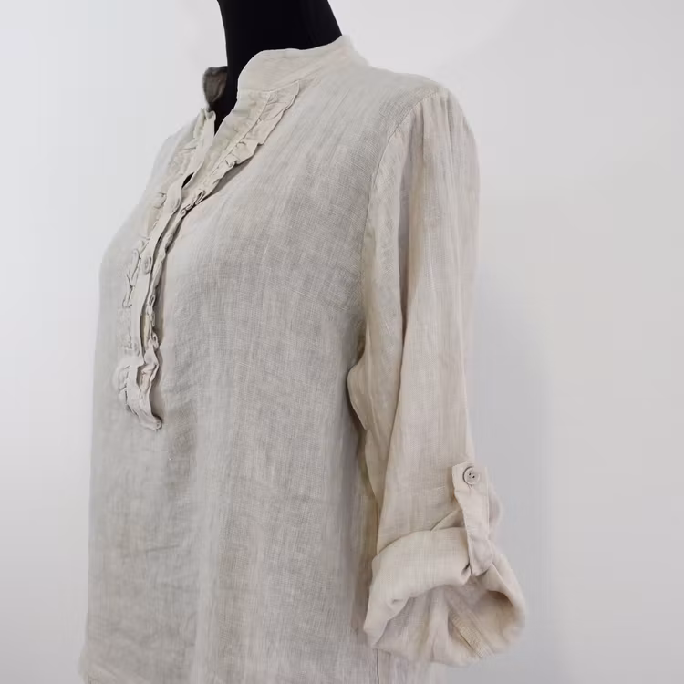 Linneblus Maja BEIGE - Camicia