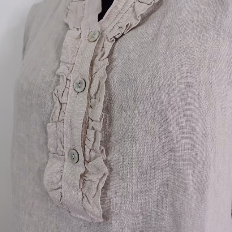 Linneblus Maja BEIGE - Camicia