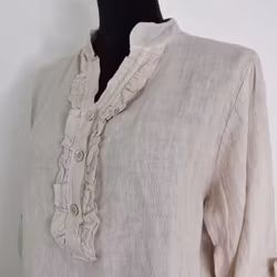 Linneblus Maja BEIGE - Camicia